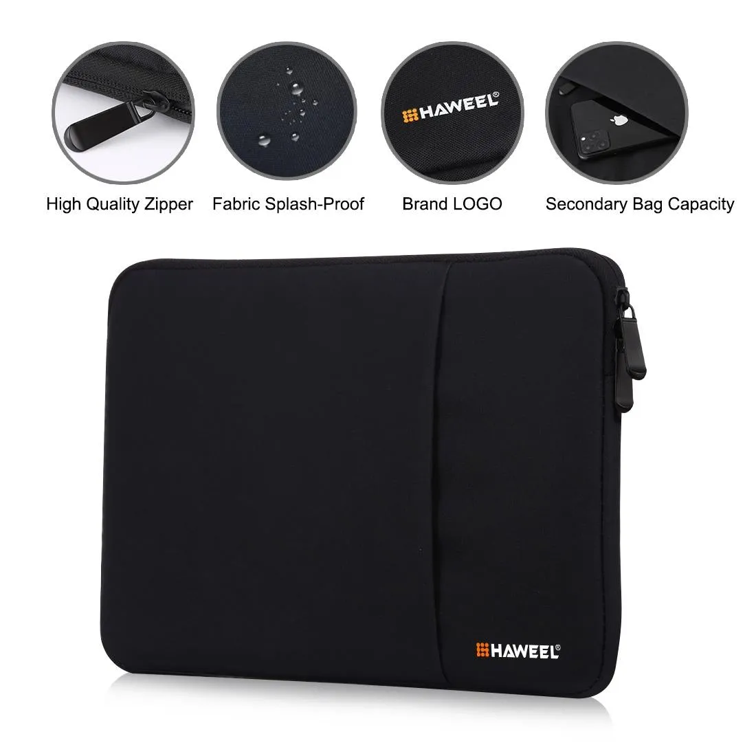 15 Inch Laptop Sleeve Case with Zipper for Macbook Samsung Sony Dell Alienware Chuwi Asus Hp