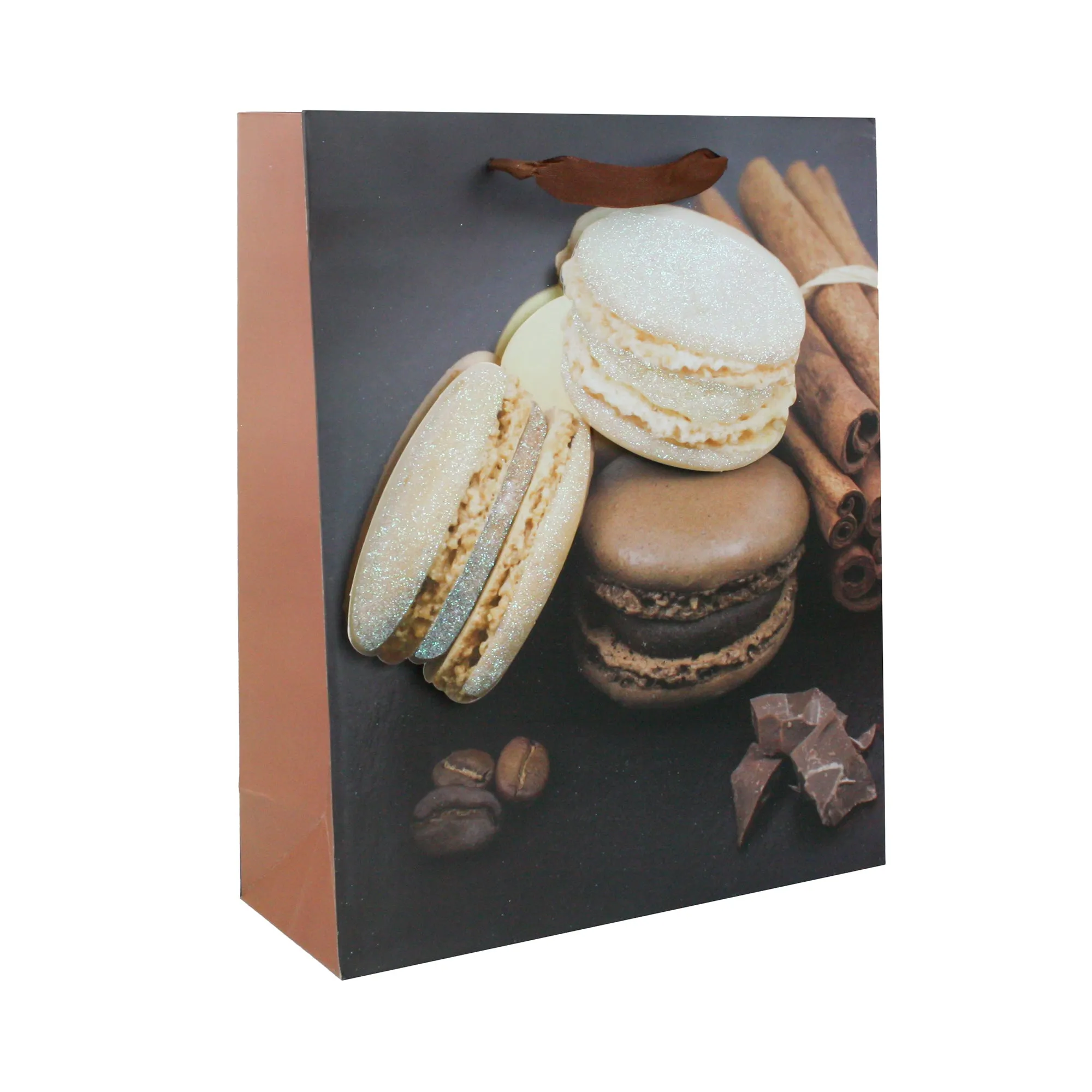 3D Macaron Print Gift Bags - Set Of 4 (Sizes Available)