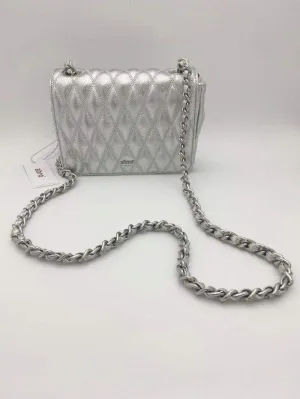 Abro Romby Silver Quilted Cross Body Bag 028840-14 S
