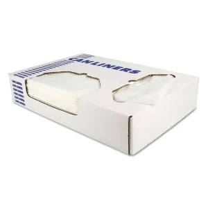 AccuFit Linear Low Density Can Liners With Accufit Sizing, 23 Gal, 0.9 Mil, 28" X 45", Clear, 200/Carton - HERH5645TCR01