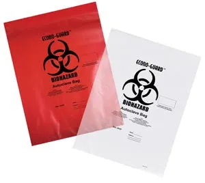 Action Health Econo-Guard Autoclave Bags Autoclave Bag, 19" X 23", Red, 200 Bg/Cs