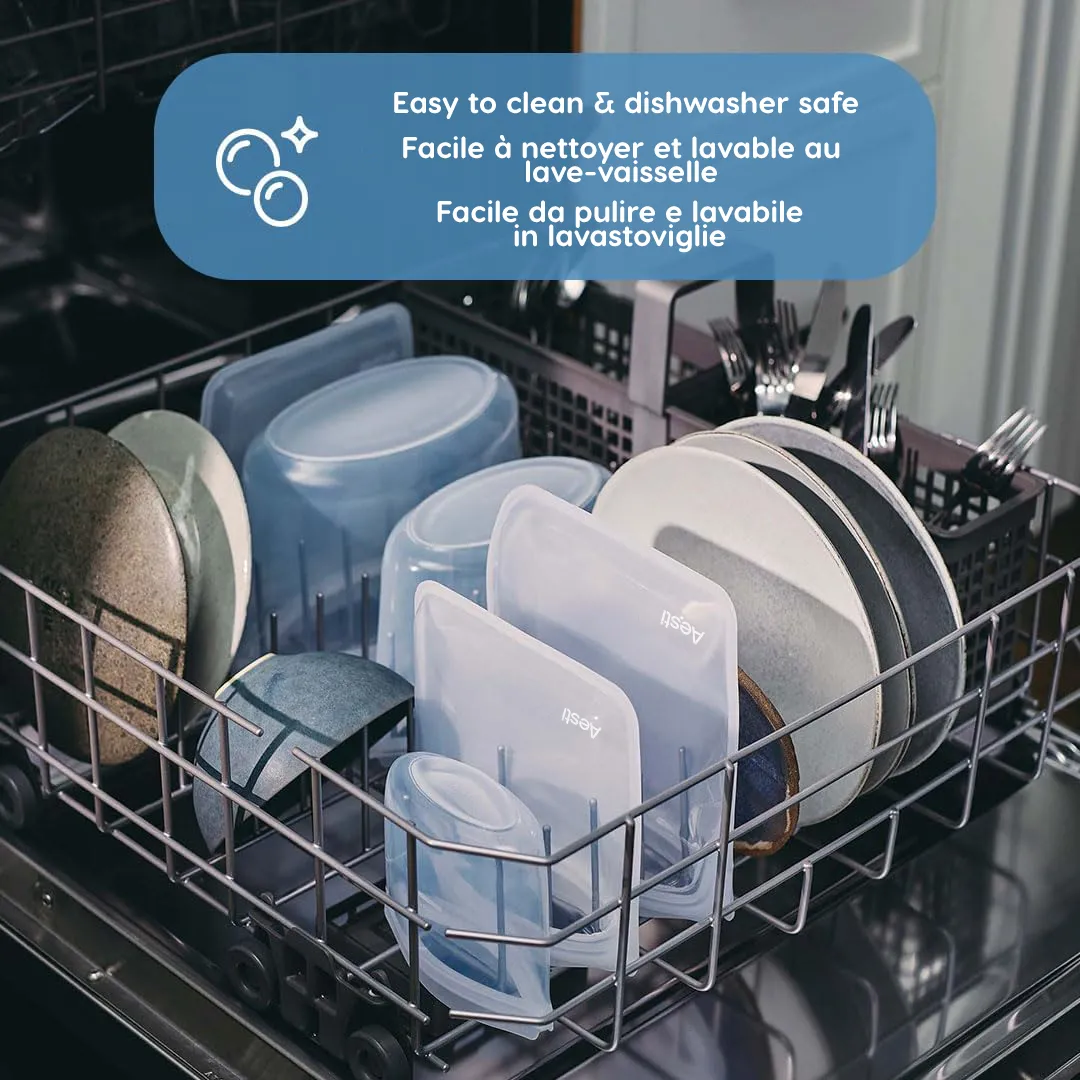 Aesti® Reusable silicone snack bags