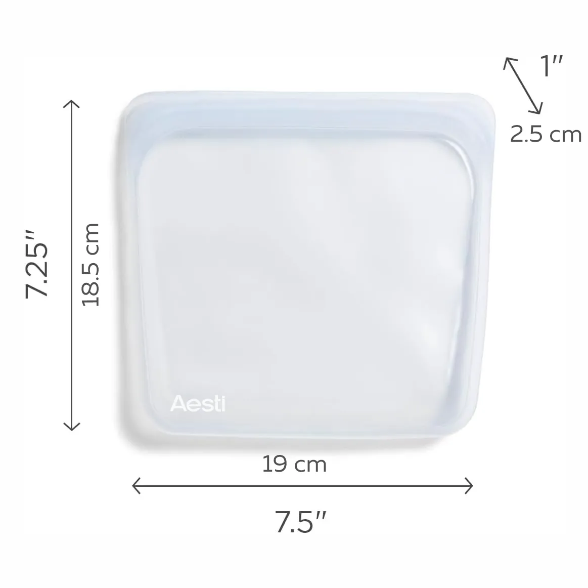 Aesti® Reusable silicone snack bags