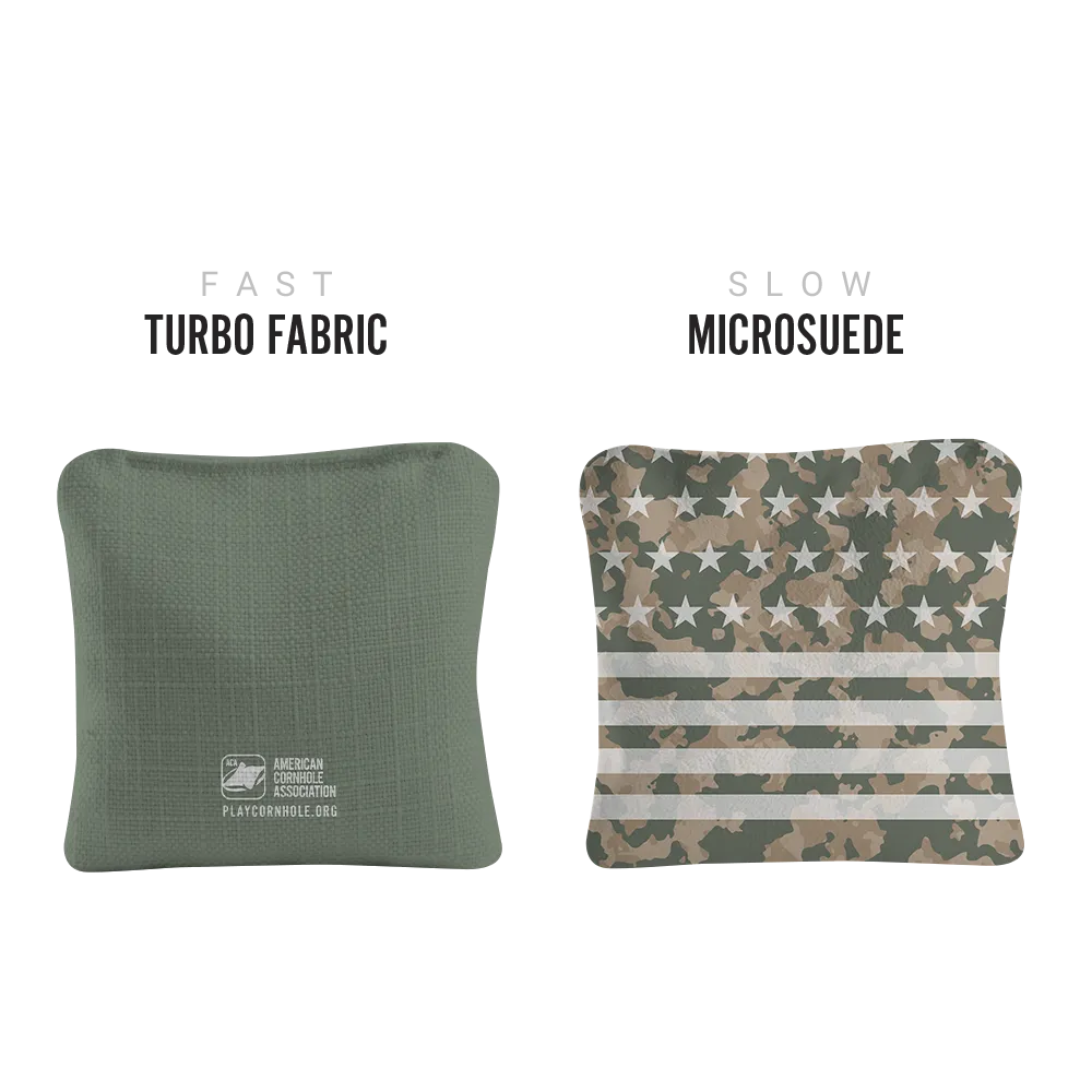 American Flag Camouflage Synergy Pro Cornhole Bags