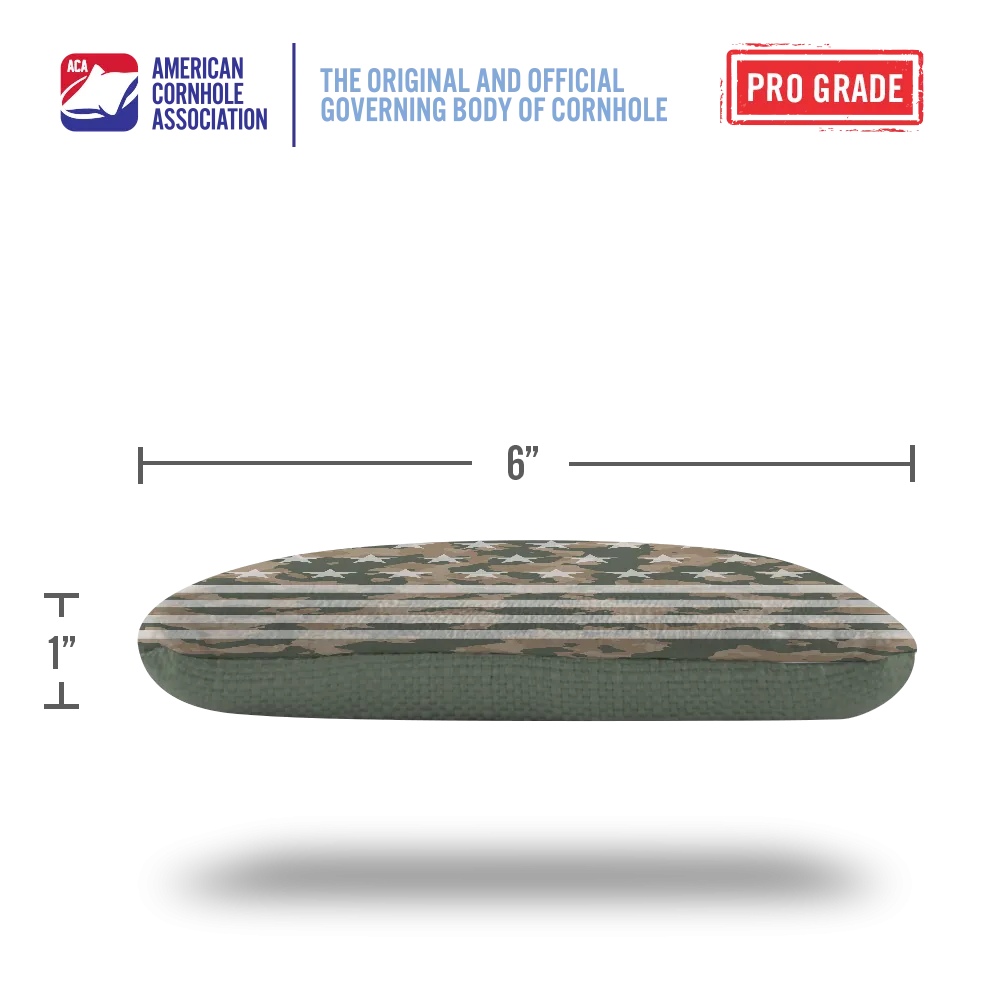 American Flag Camouflage Synergy Pro Cornhole Bags