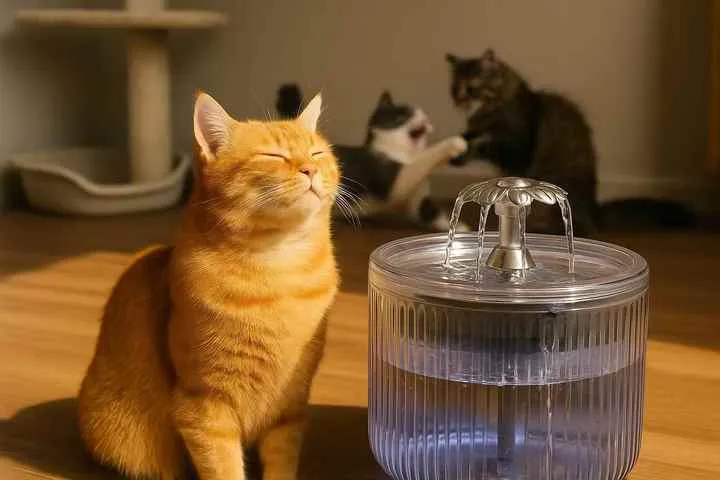 Automatic Circulation Eco-Friendly-موزع مياه للحيوانات
