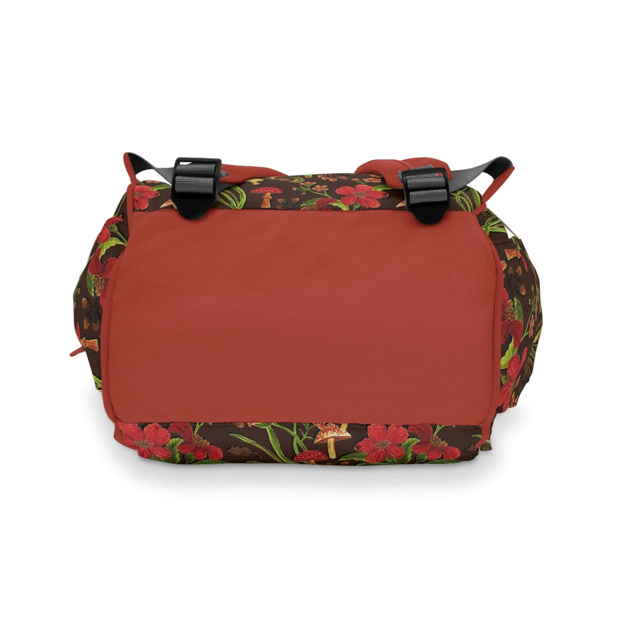 Autumn Mushrooms Multi-Function Baby Changing Backpack Bag - S(Mush)y