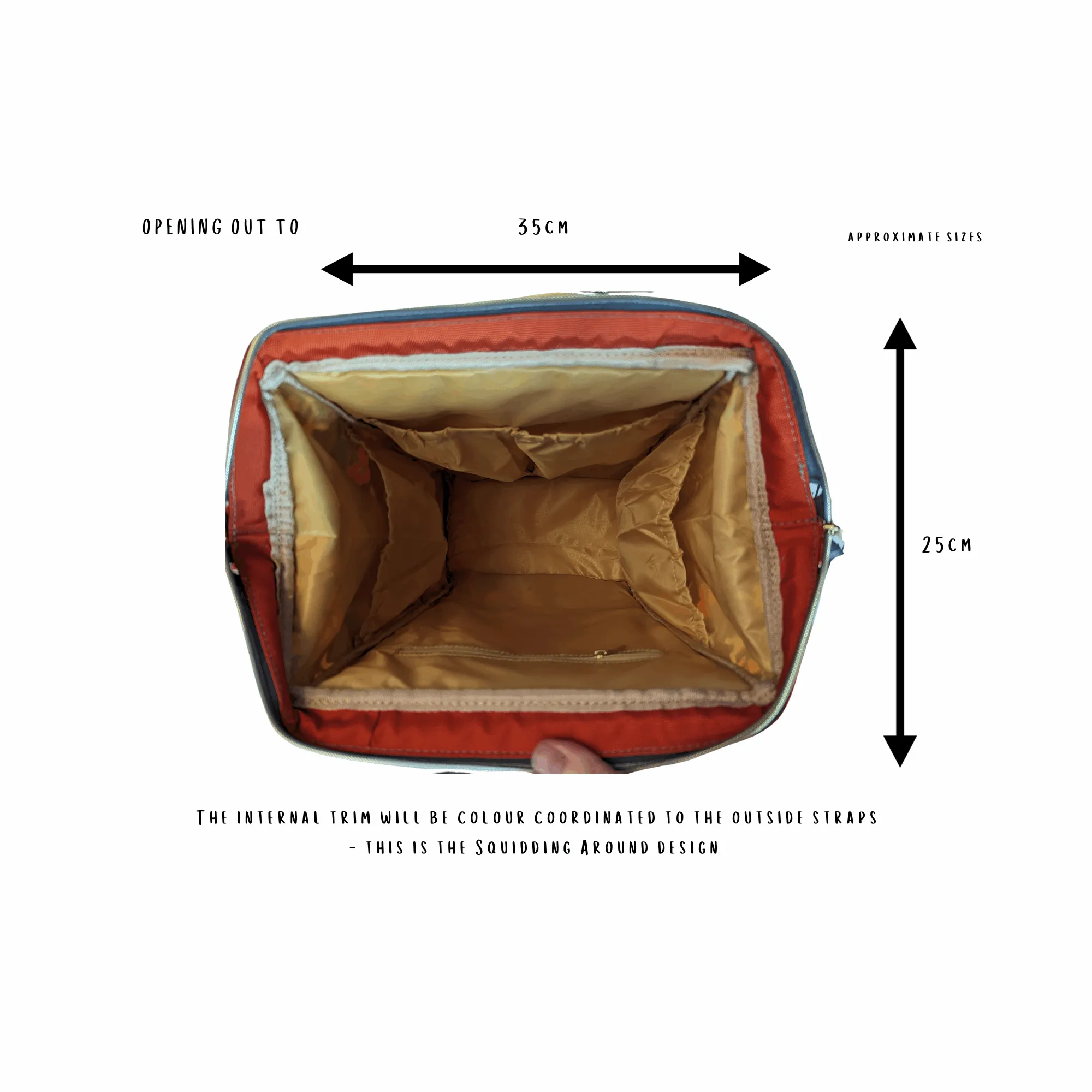 Autumn Mushrooms Multi-Function Baby Changing Backpack Bag - S(Mush)y