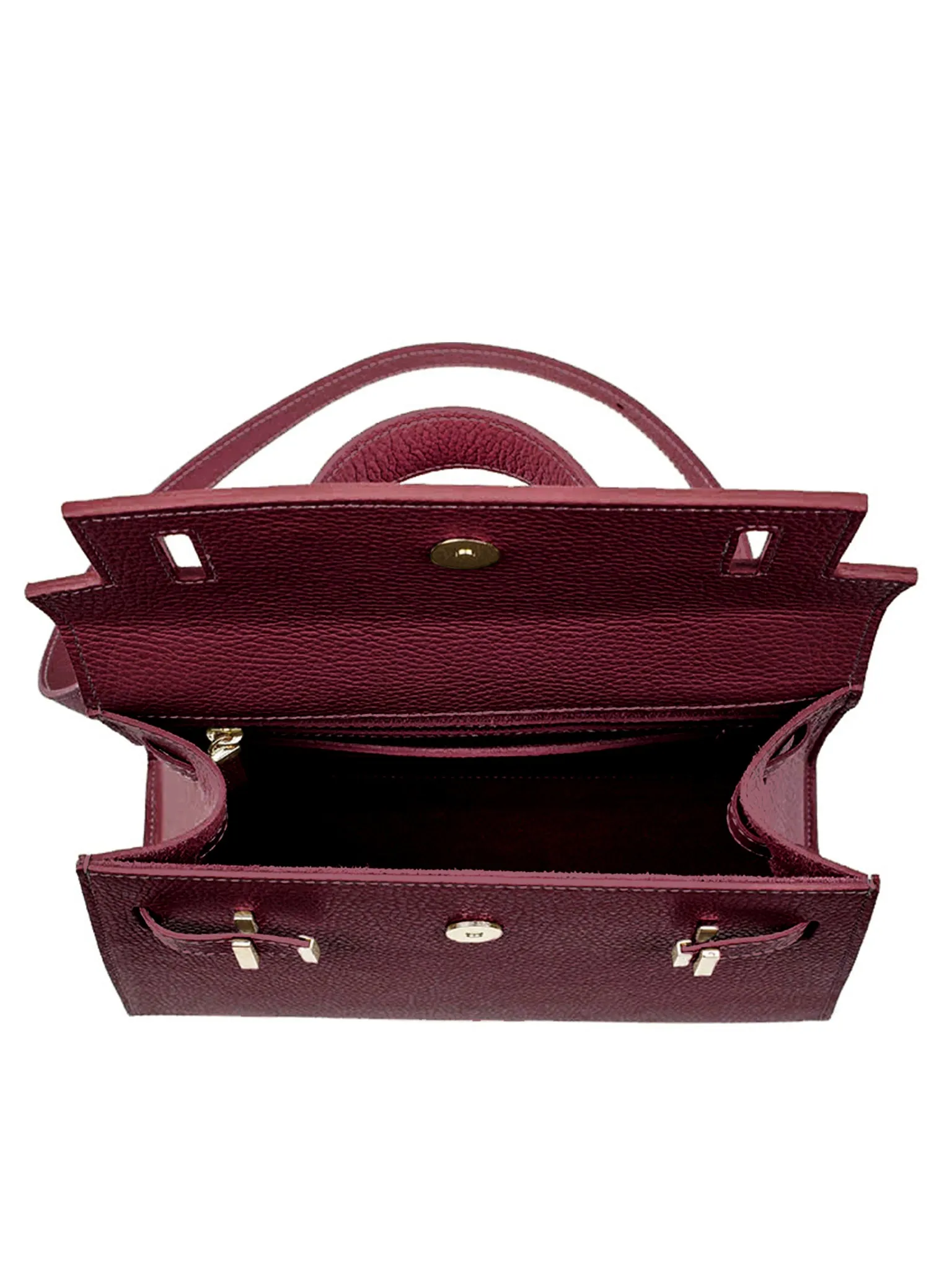 Ava  11" - Dark Red