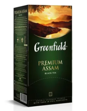 Black tea Greenfield Premium Assam 50g (25 bags)