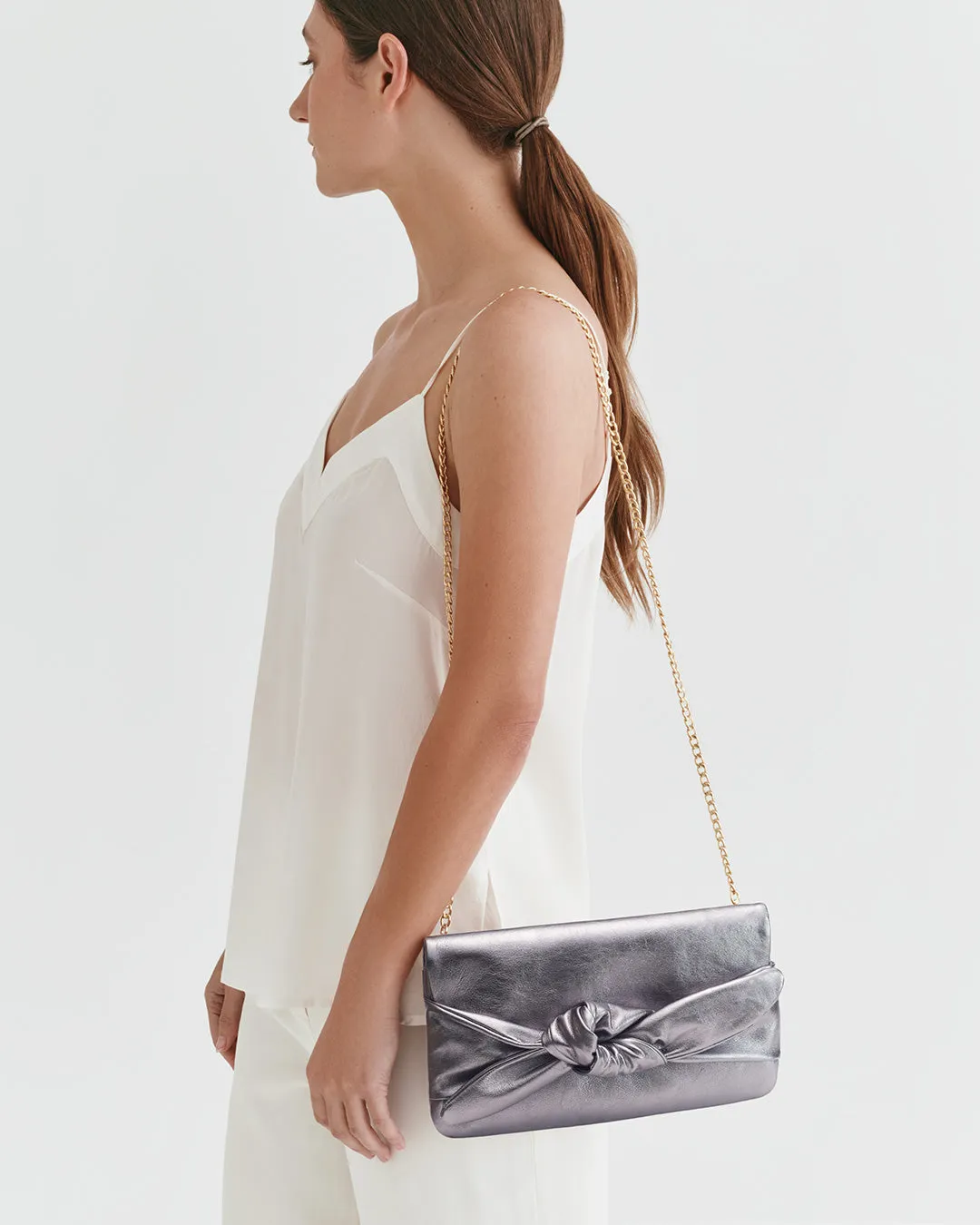 Bow Clutch (Shimmer)
