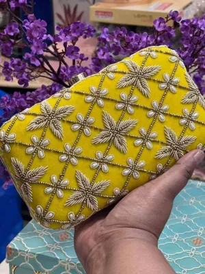 Bridal Velvet Clutch