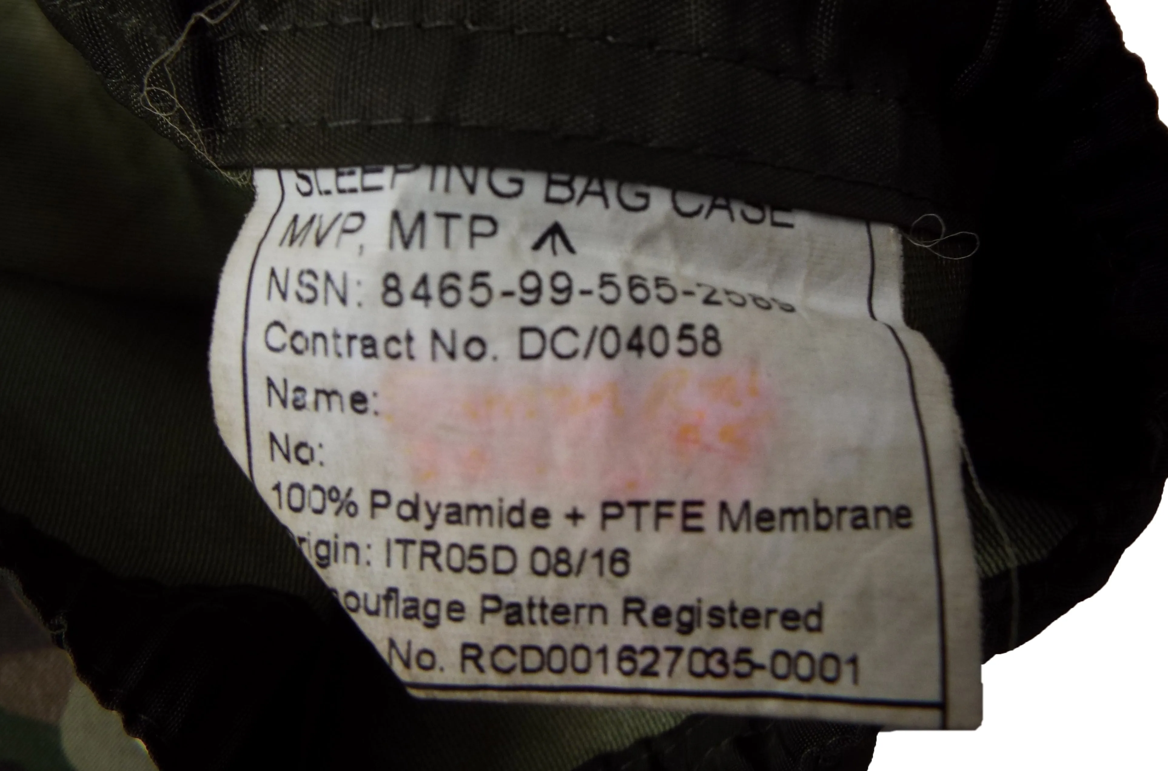 British Army - "Gore-Tex" MTP Military Bivvy Bag