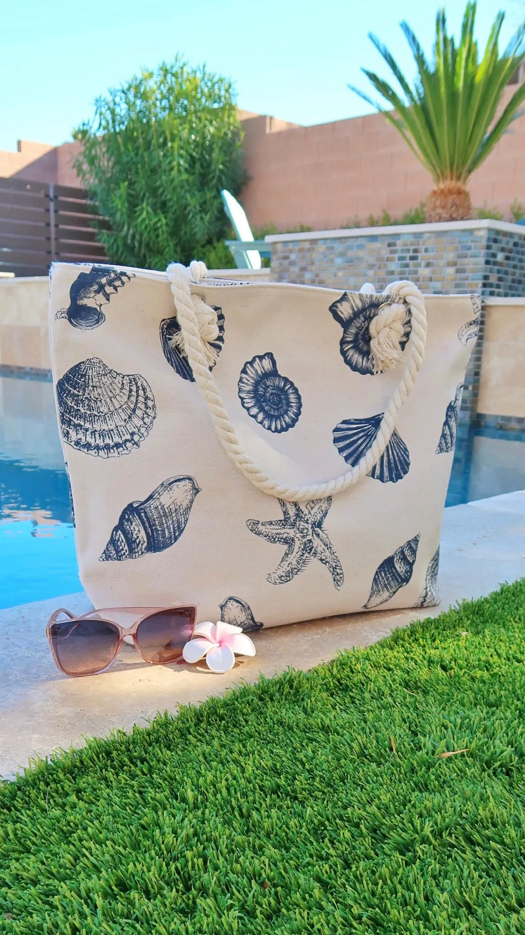 Canvas Beach Bag