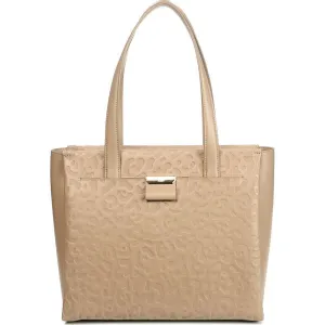Cavalli Class Elegant Spotted Print Calfskin Shoulder Bag