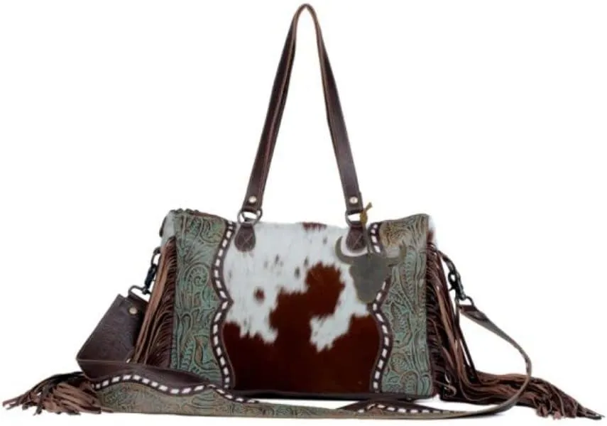 Dangle Wangle Leather Fringe Shoulder Bag