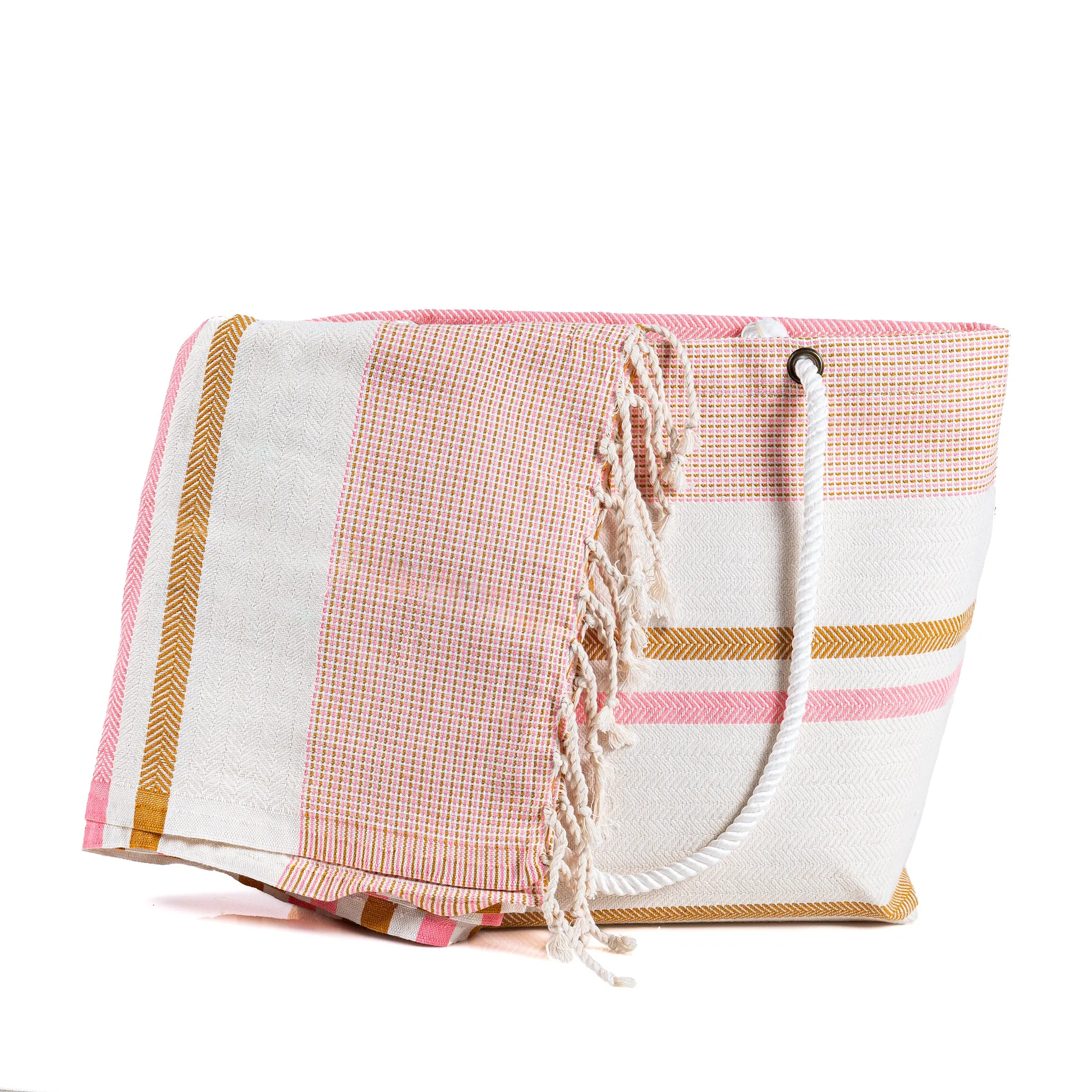 DARIDO Thermal Beach Bag with Absorbent Towel – Stylish & Spacious Tote