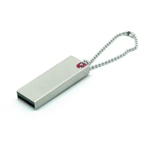 Deluxe Stainless Steel Mini USB Flash Drive