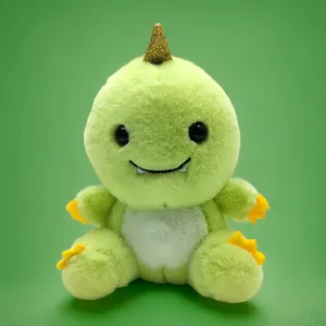 Dino Style Plush Keychain