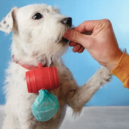 Dog Poop Bag Holder (with 15 Bags)