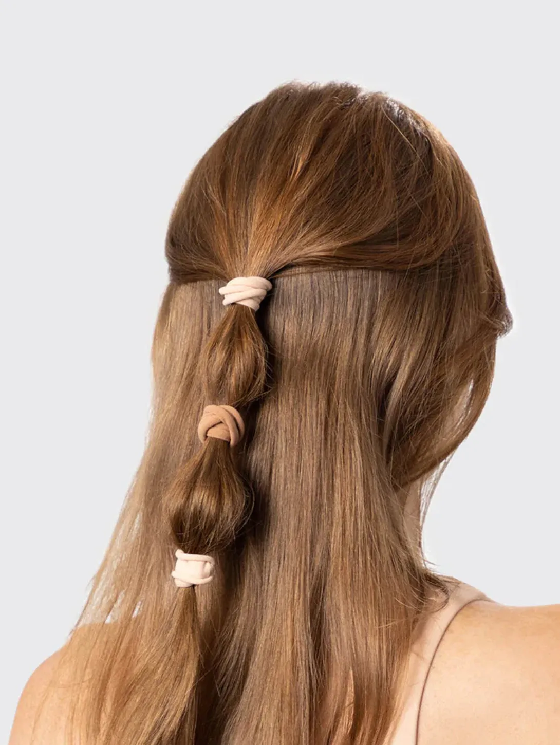 Eco-Friendly Nylon Elastics 20pc - Blush