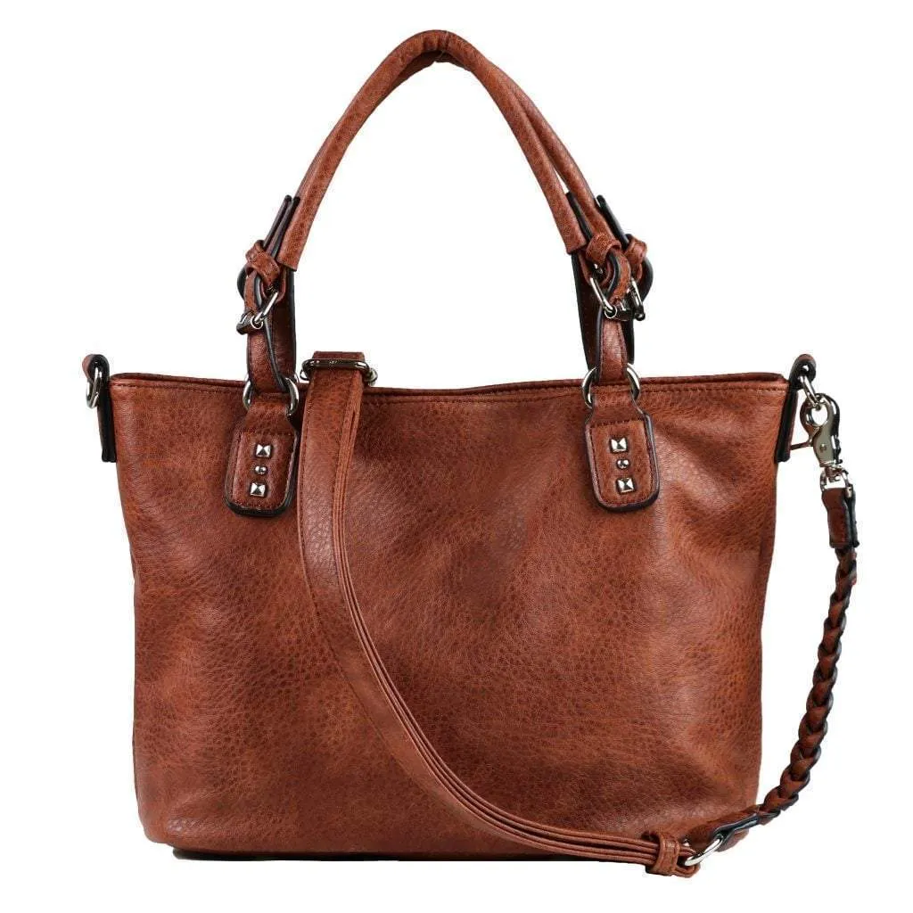 Ella Braided Concealed-Carry Satchel