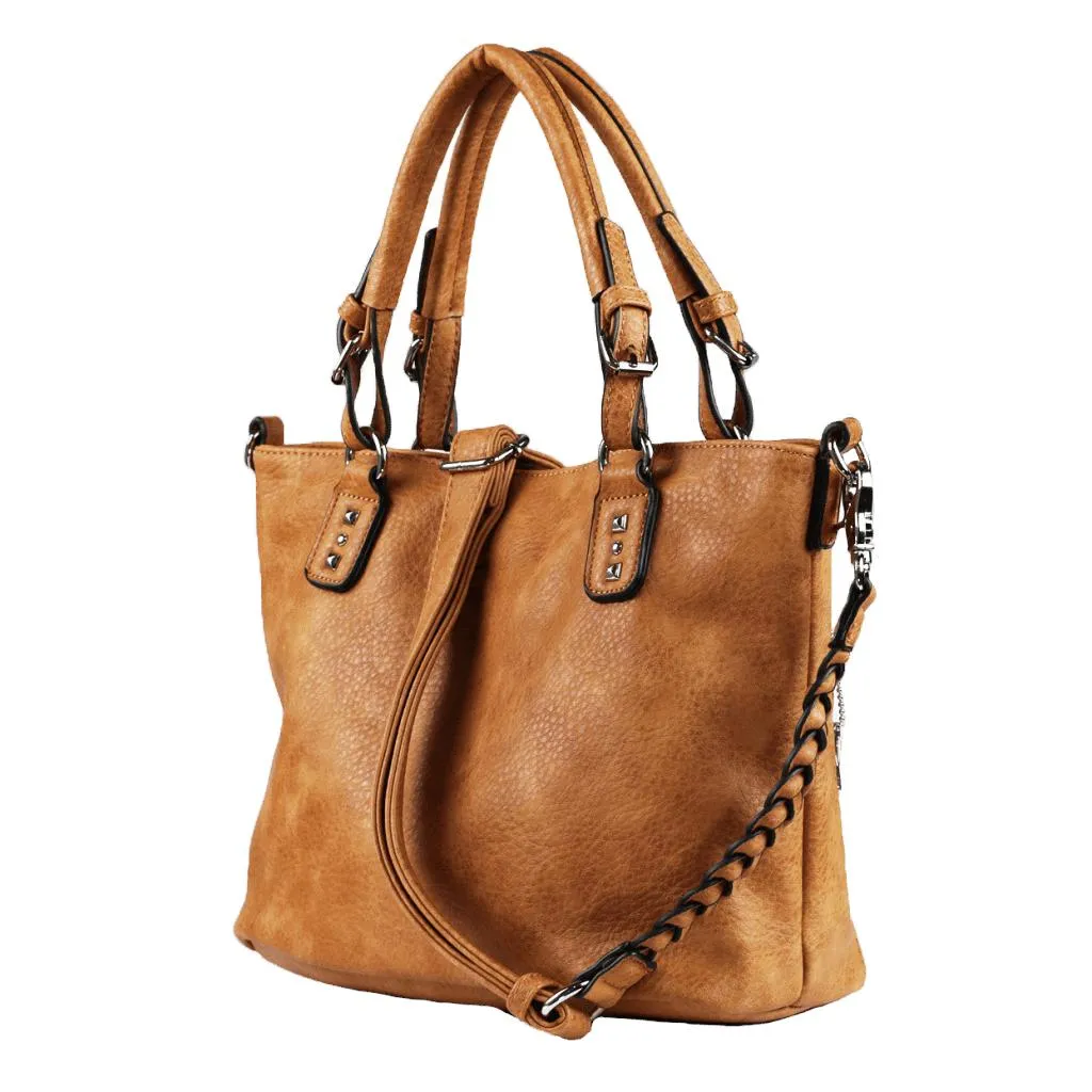 Ella Braided Concealed-Carry Satchel