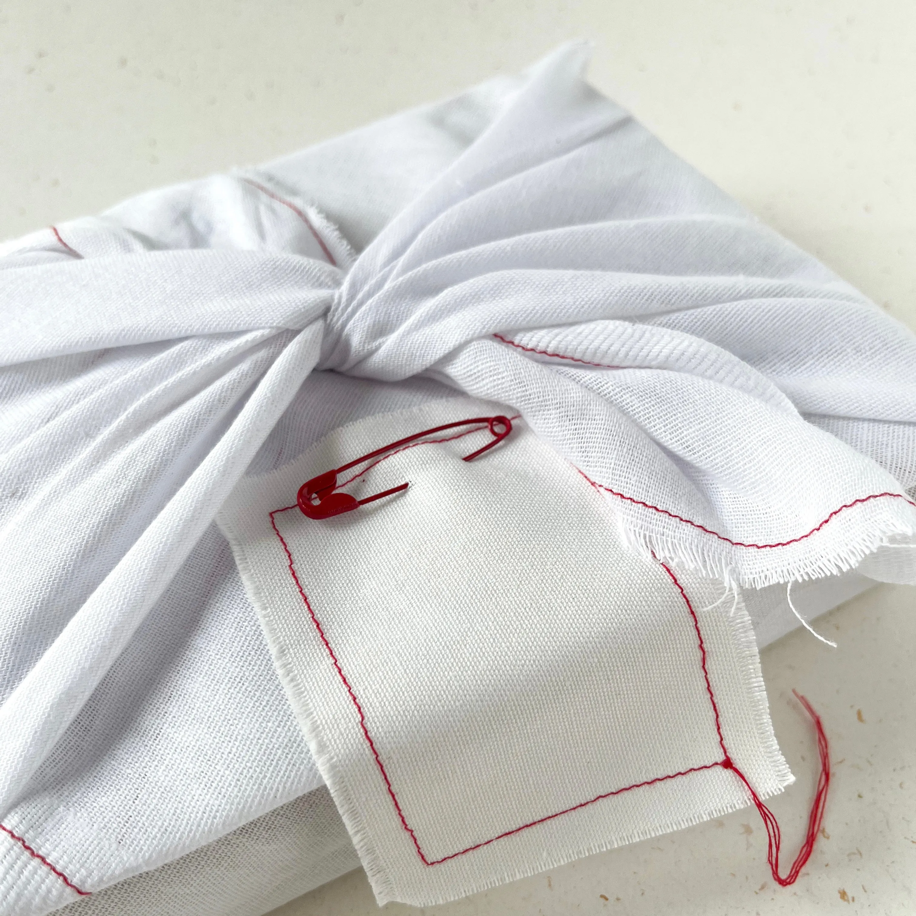 Furoshiki Wrap (Single) White