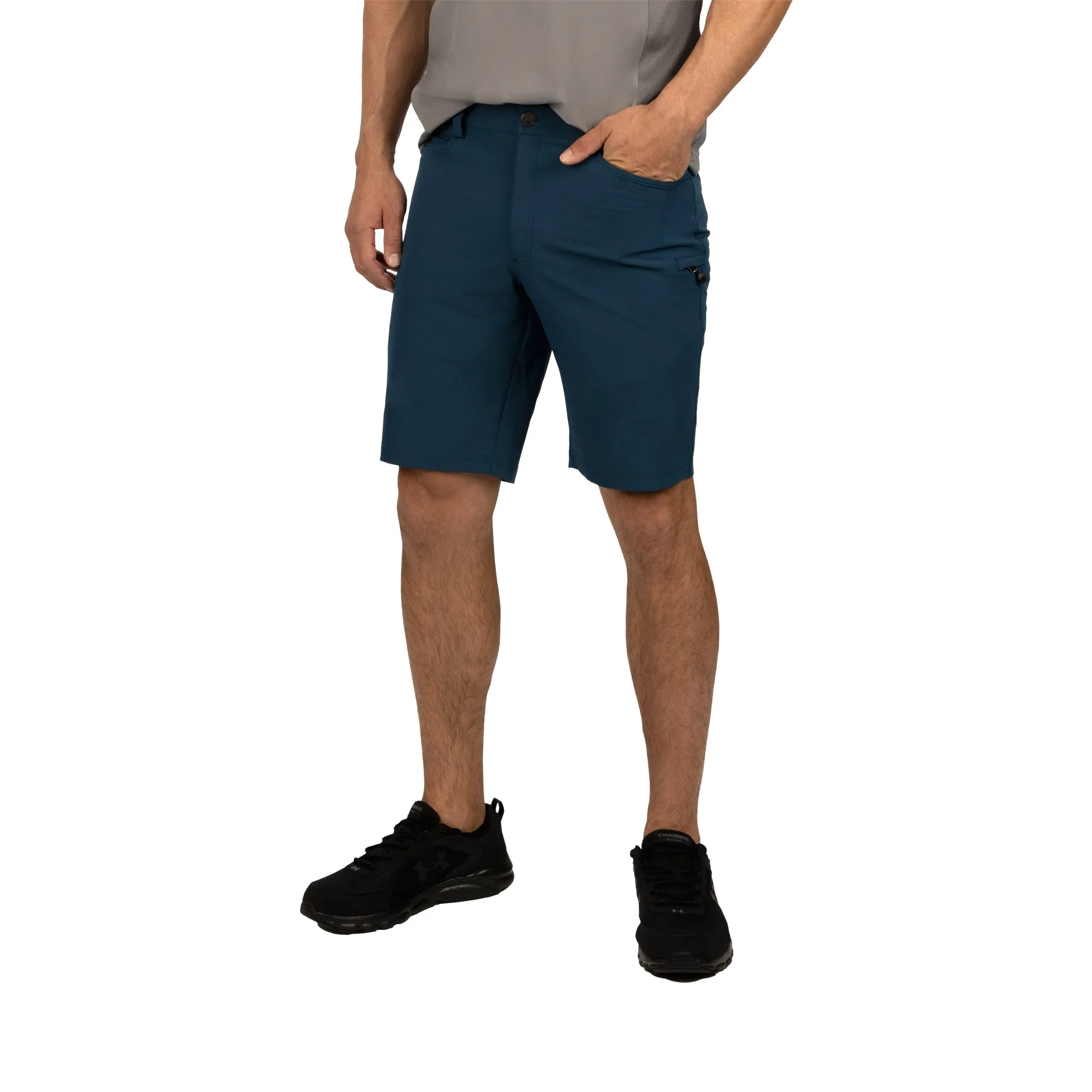 FXR Mens Attack Shorts Dark Steel Blue
