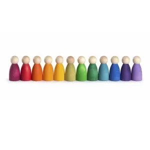Grapat Colorful Nins Wooden Peg People