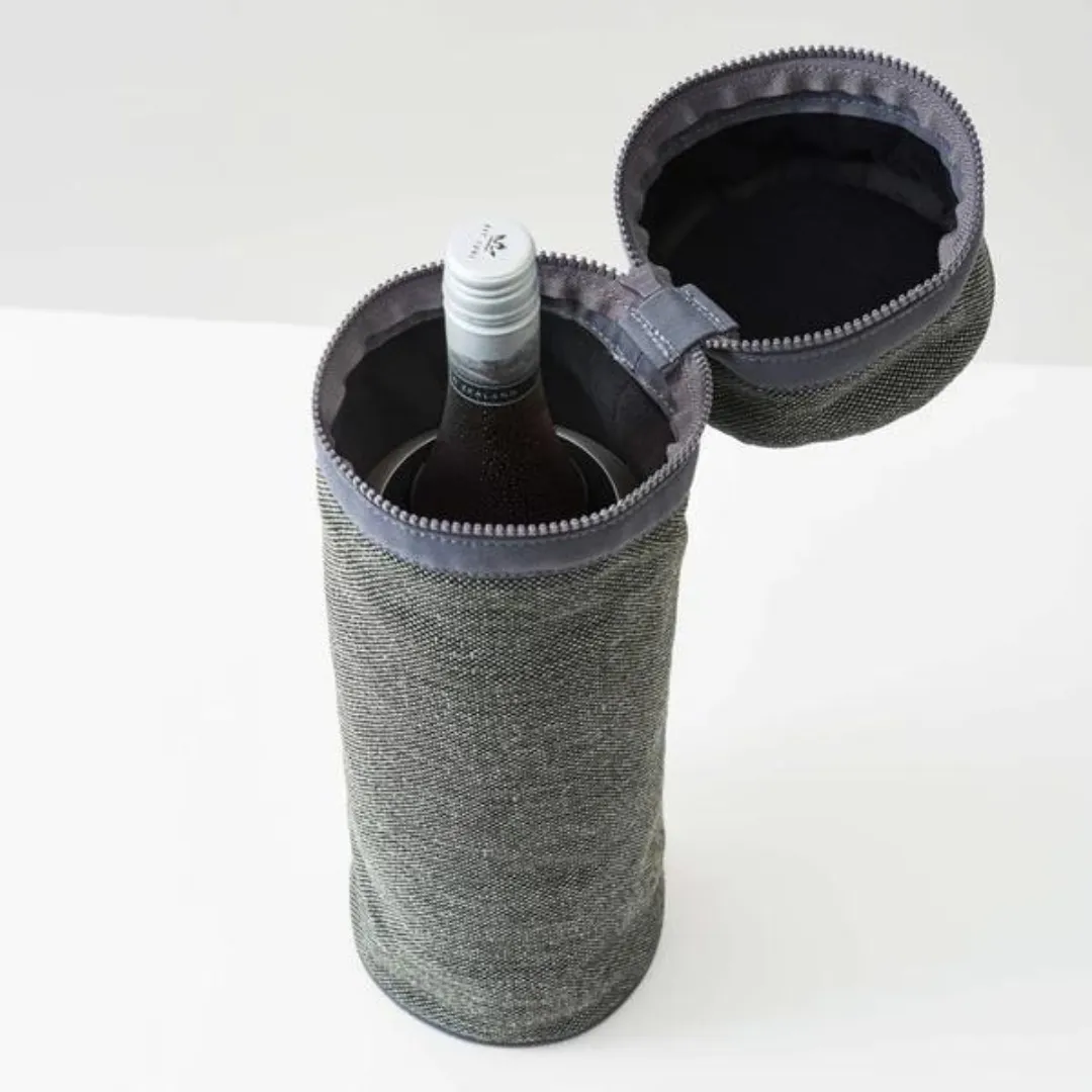 Huski Wine Cooler Tote - Charcoal Grey