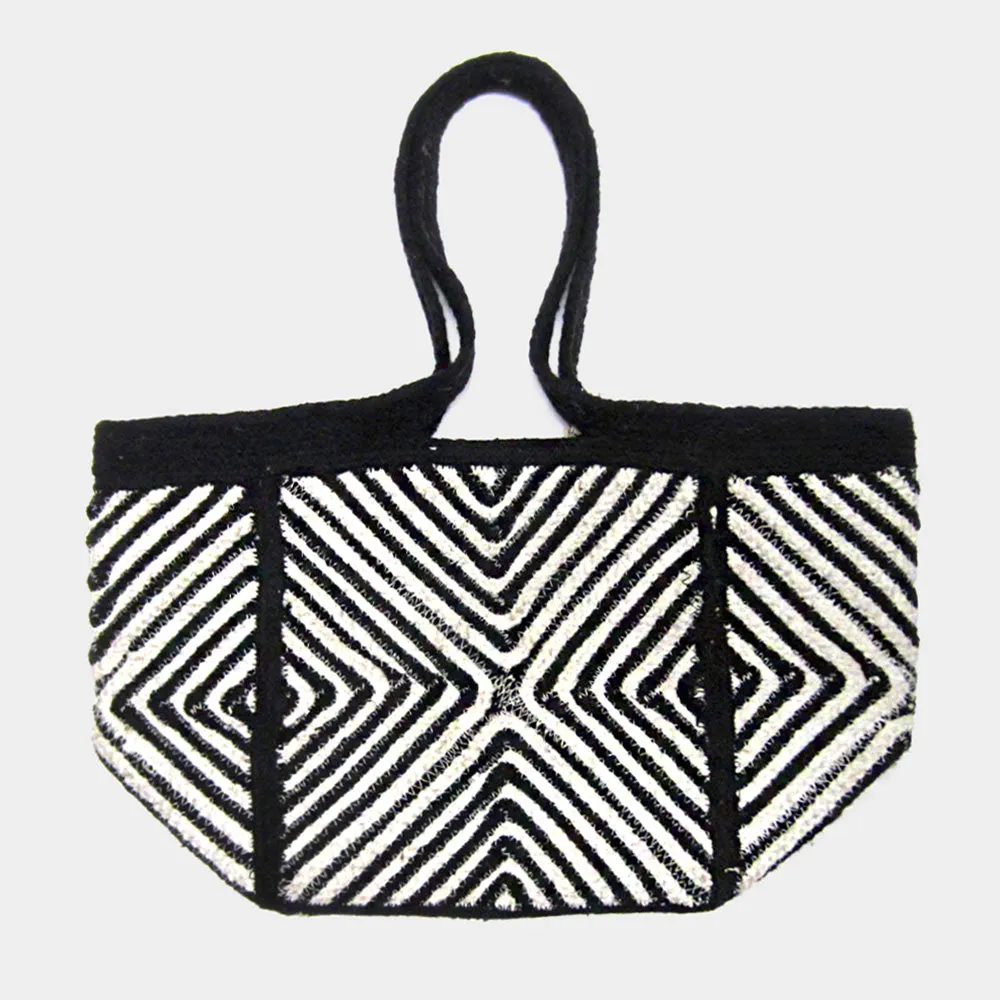 iLLASPARKZ Geometric Patterned Tote Bag