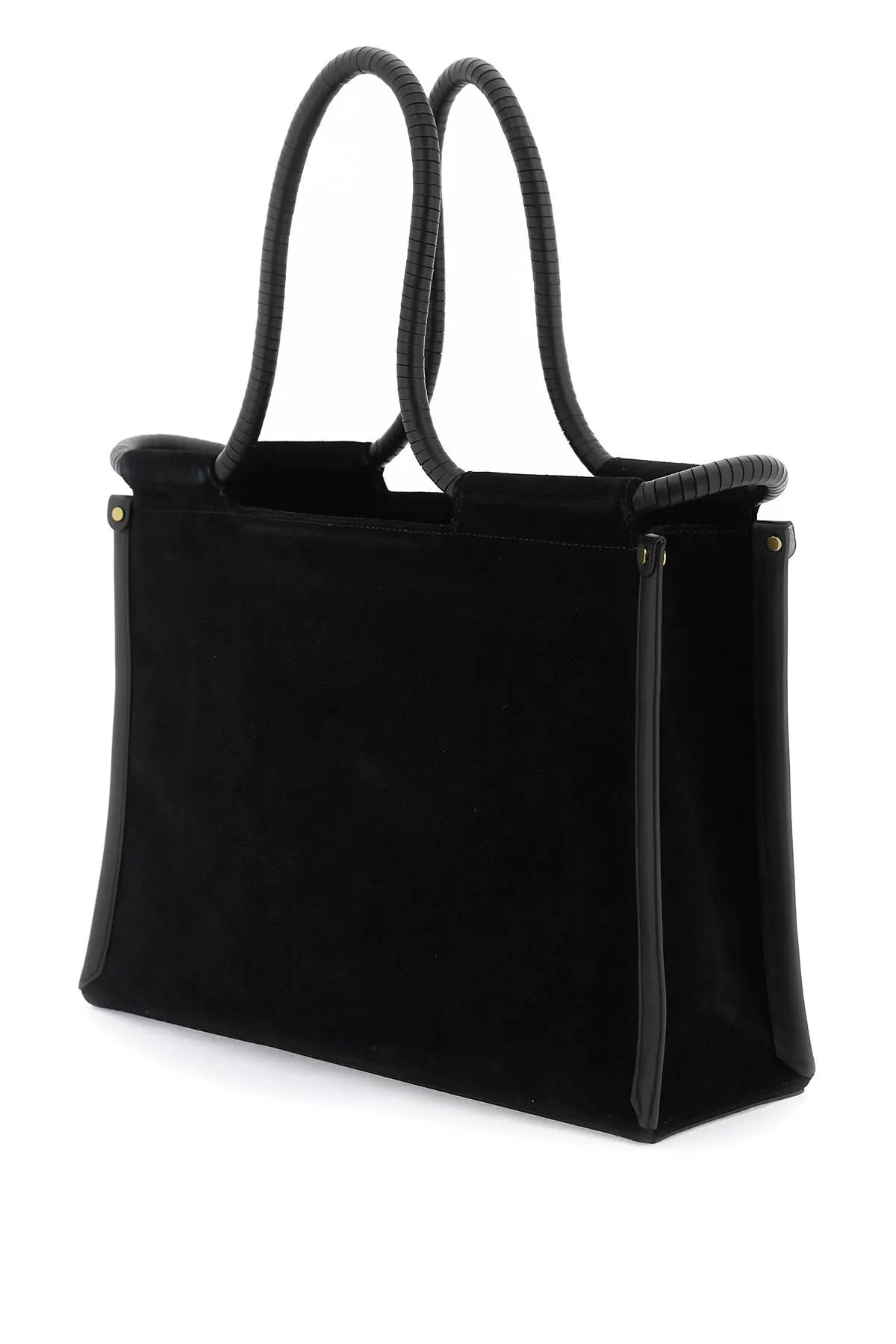 Isabel marant suede toledo tote bag