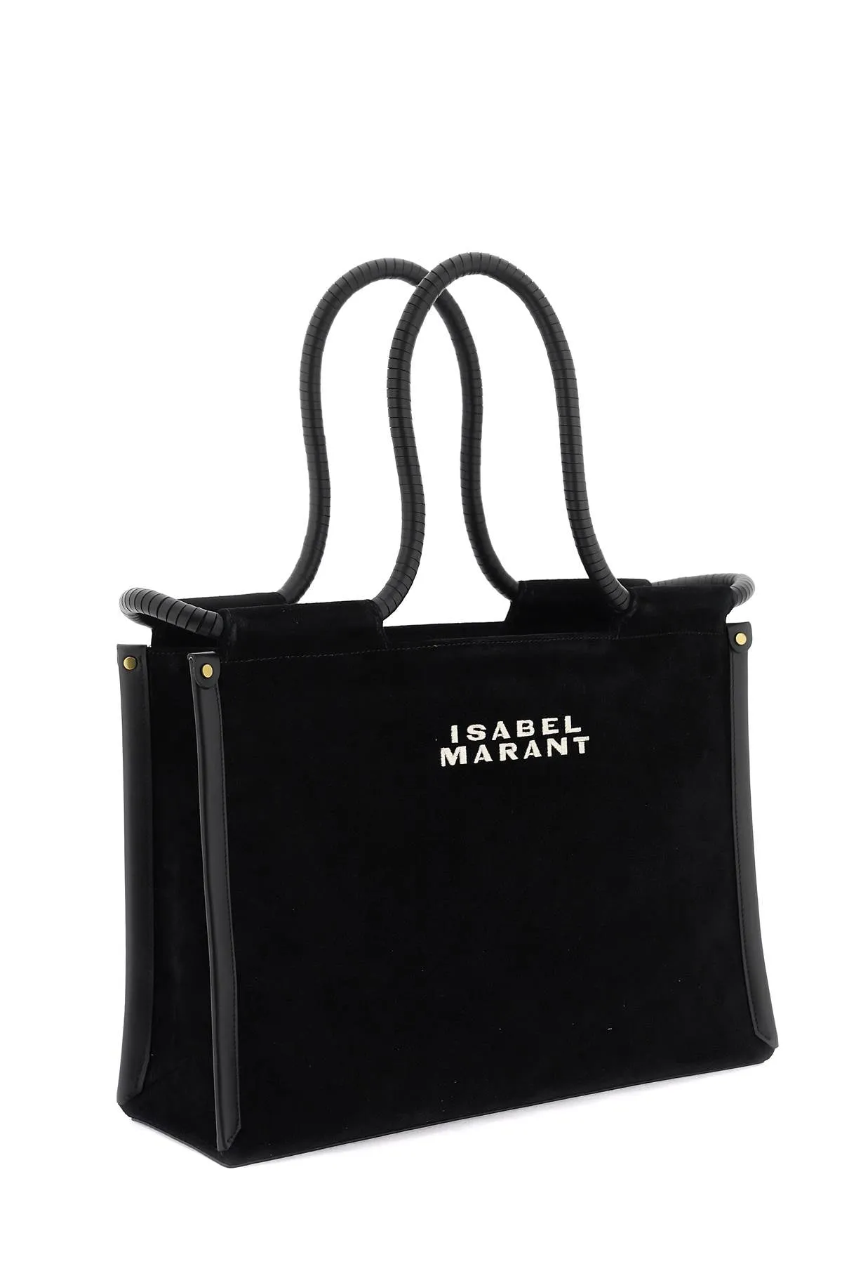 Isabel marant suede toledo tote bag