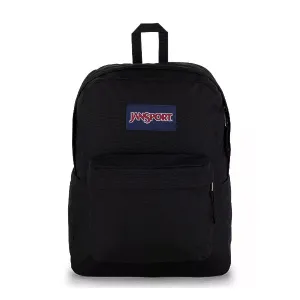 JANSPORT BLACK PLAIN BACKPACK-UNISEX