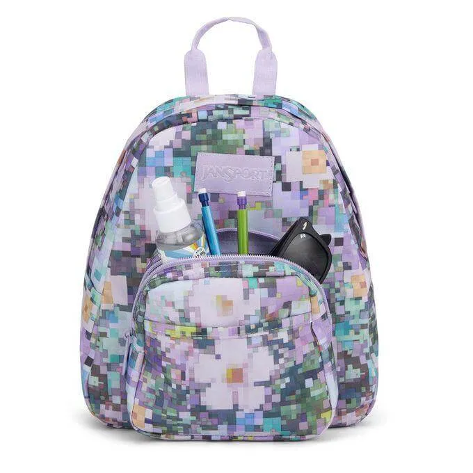 JANSPORT PURPLE FLORAL BACKPACK FOR GIRLS.