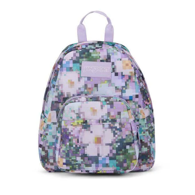 JANSPORT PURPLE FLORAL BACKPACK FOR GIRLS.