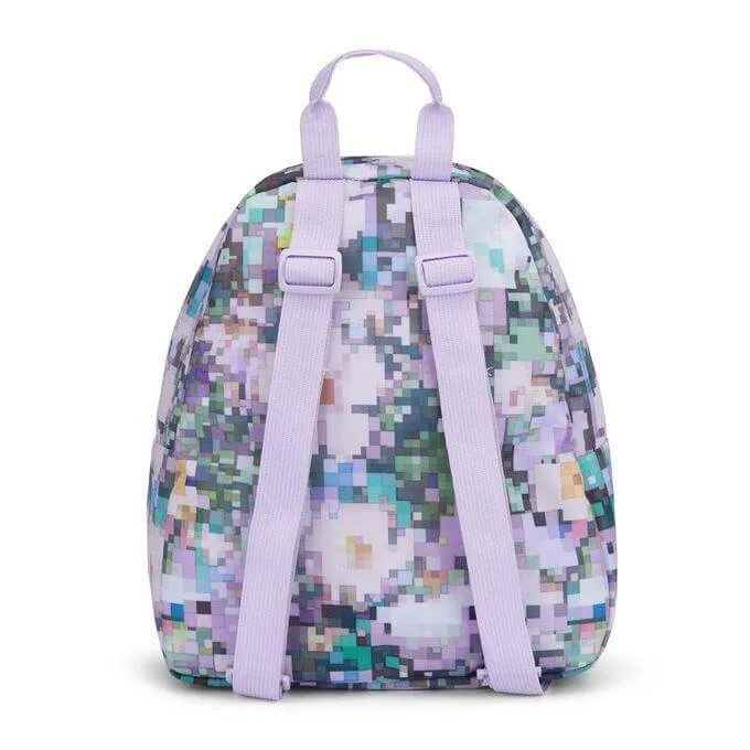 JANSPORT PURPLE FLORAL BACKPACK FOR GIRLS.