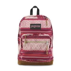 JANSPORT WINE PRINT BACKPACK FOR GIRLS