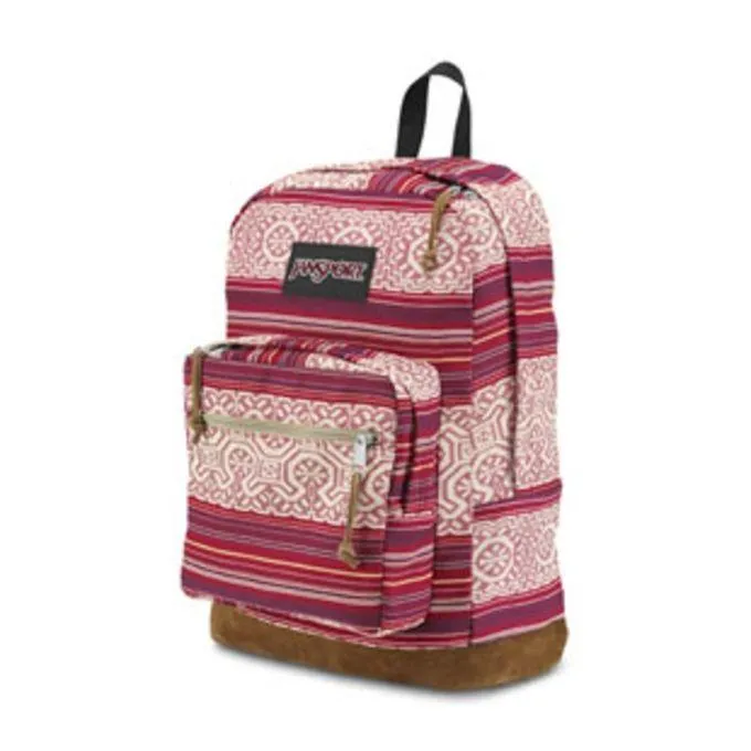 JANSPORT WINE PRINT BACKPACK FOR GIRLS