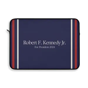 Kennedy for President Navy Laptop Sleeve