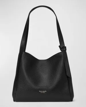 Large pebbled leather hobo bag kate spade new york