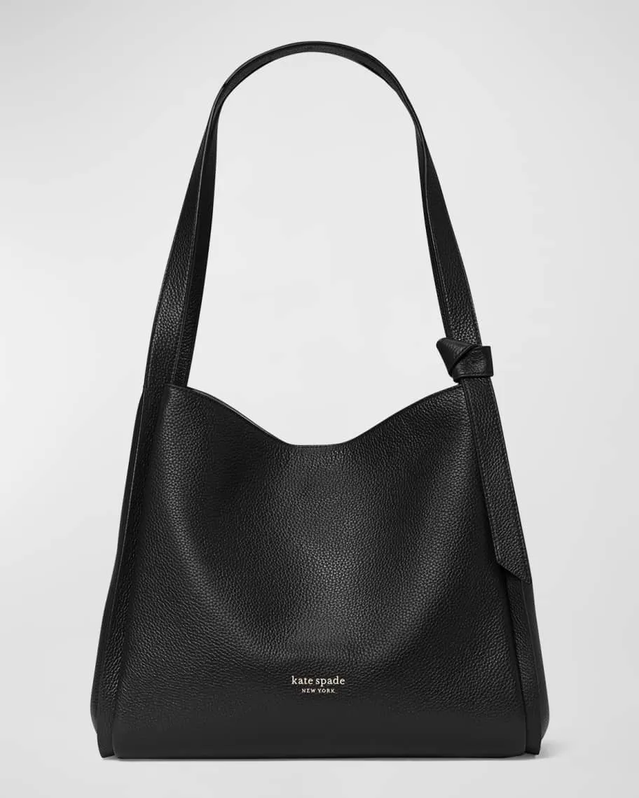 Large pebbled leather hobo bag kate spade new york