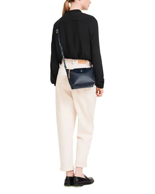 Le Pliage City Longchamp Crossbody, Blue