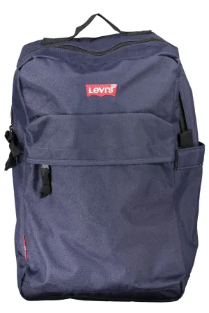 Levi's Blue Polyester Men Backpack