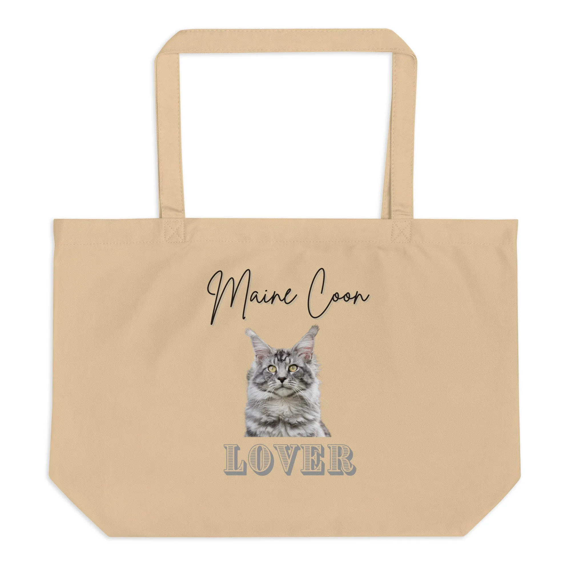 Maine Coons, Large sustainable tote bag