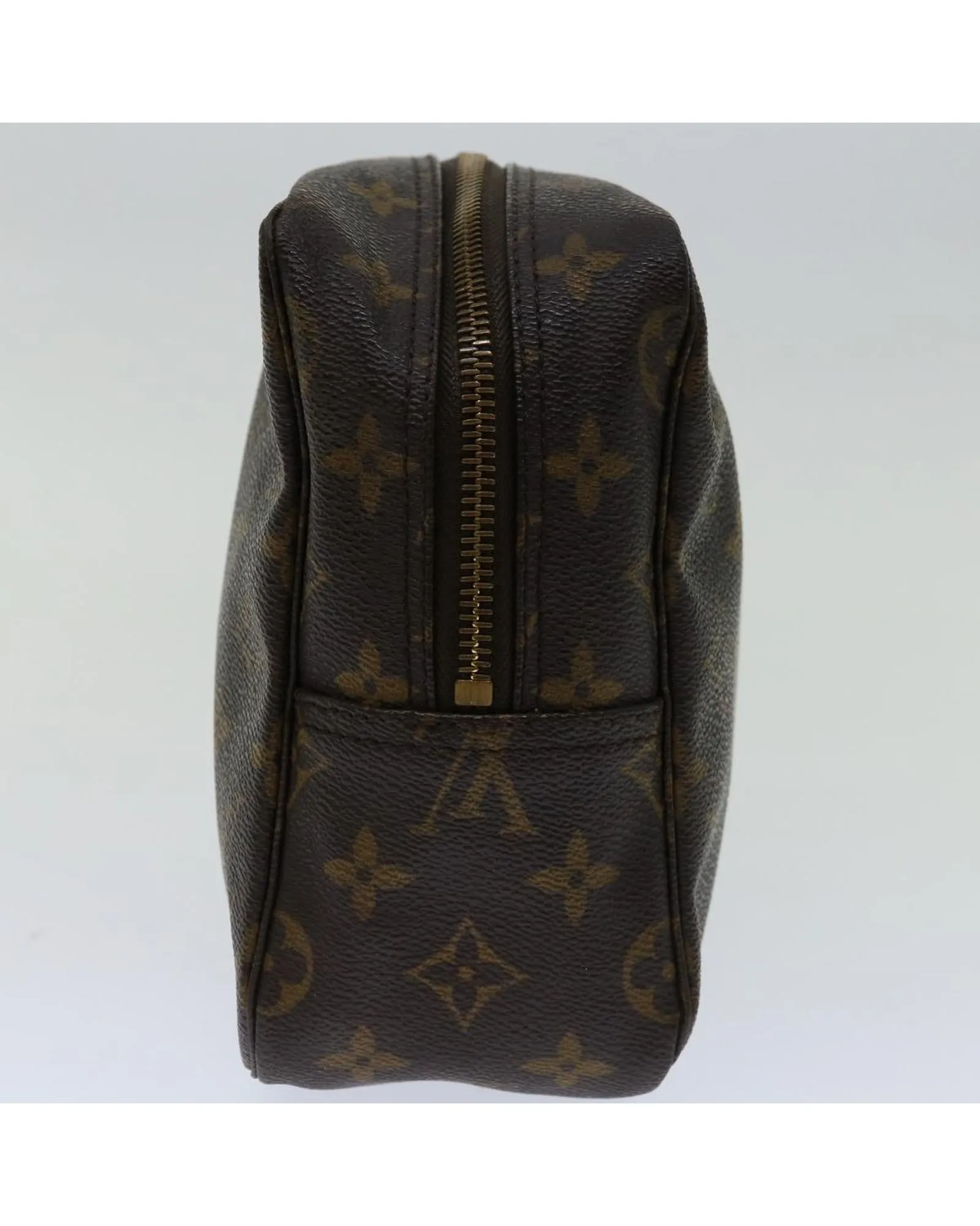 Monogram Canvas Clutch Bag with Accessories and Storage Smell