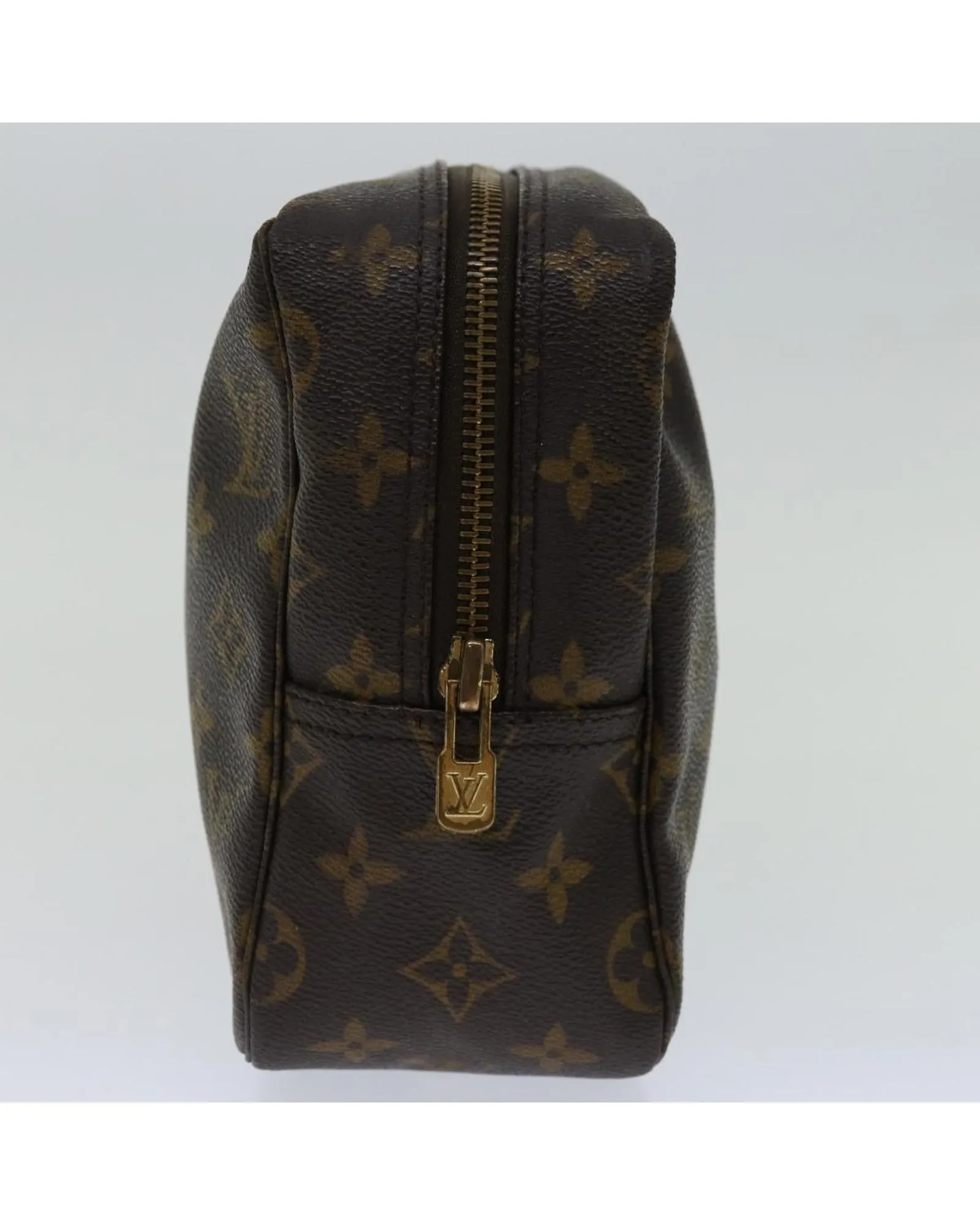 Monogram Canvas Clutch Bag with Accessories and Storage Smell