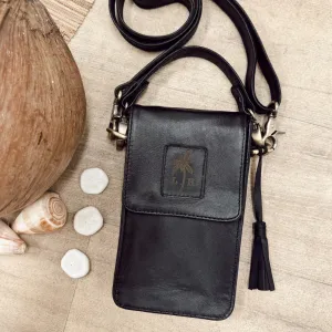 Palm Cove Phone Bag - Black
