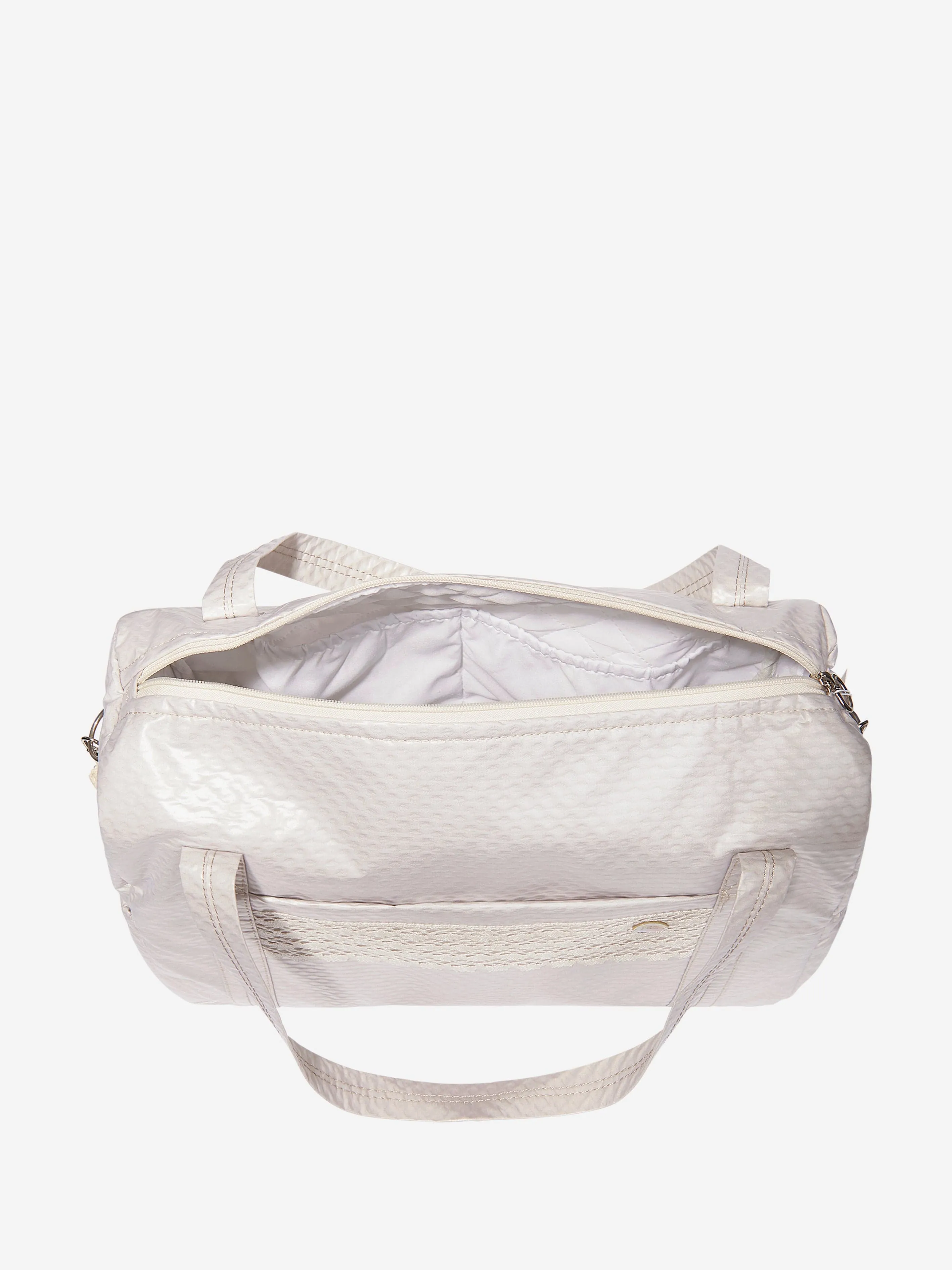 Paz Rodriguez Baby Lace Trim Changing Bag in Beige (40 cm)